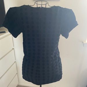ANN TAYLOR VELVET POLKA DOT T-SHIRT DRESS🌷
